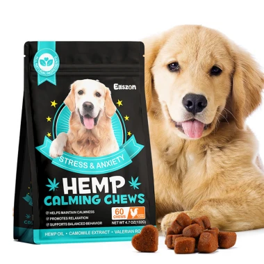 Pet Hemp Calming Soft Chews Dog Anxiety Relief