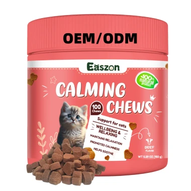 Cat Calming Soft Chews Hemp Seed Pet Supplement Wellbeing & Relaxing